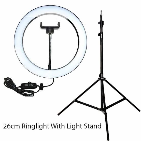 26cm Ringlight with 7 feet stand